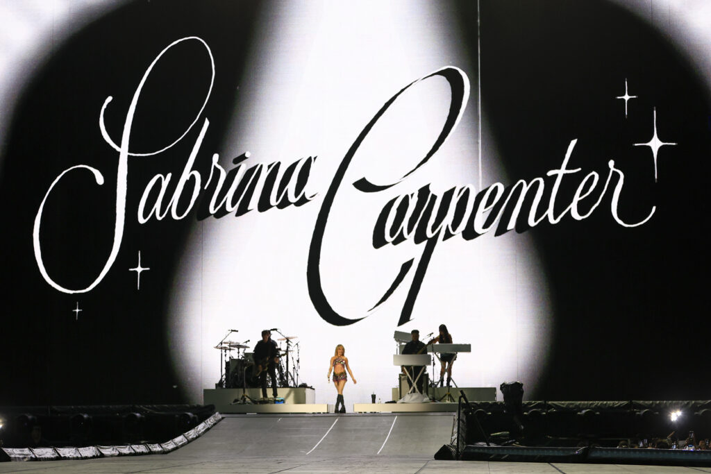Sabrina performs at Eras tour