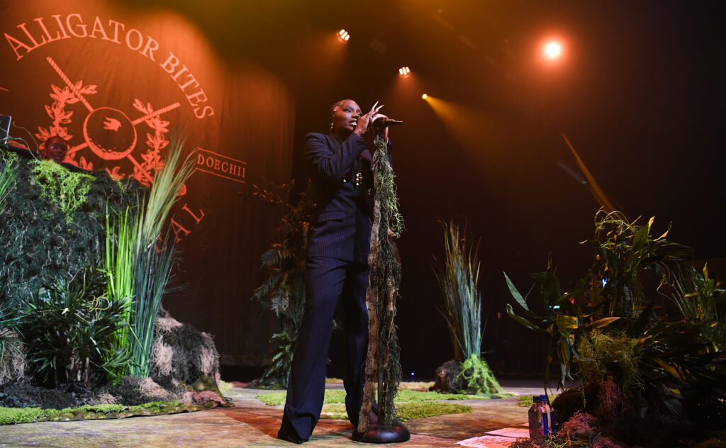 Doechii performs during her "Alligator Bites Never Heal" tour